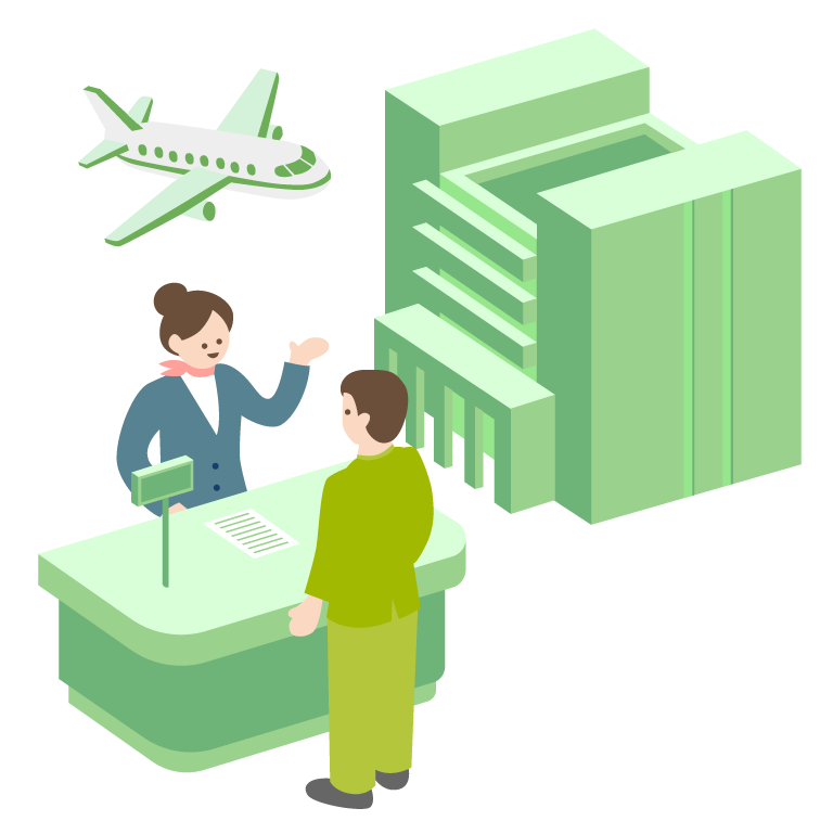 地域連携・創生事業のイラスト