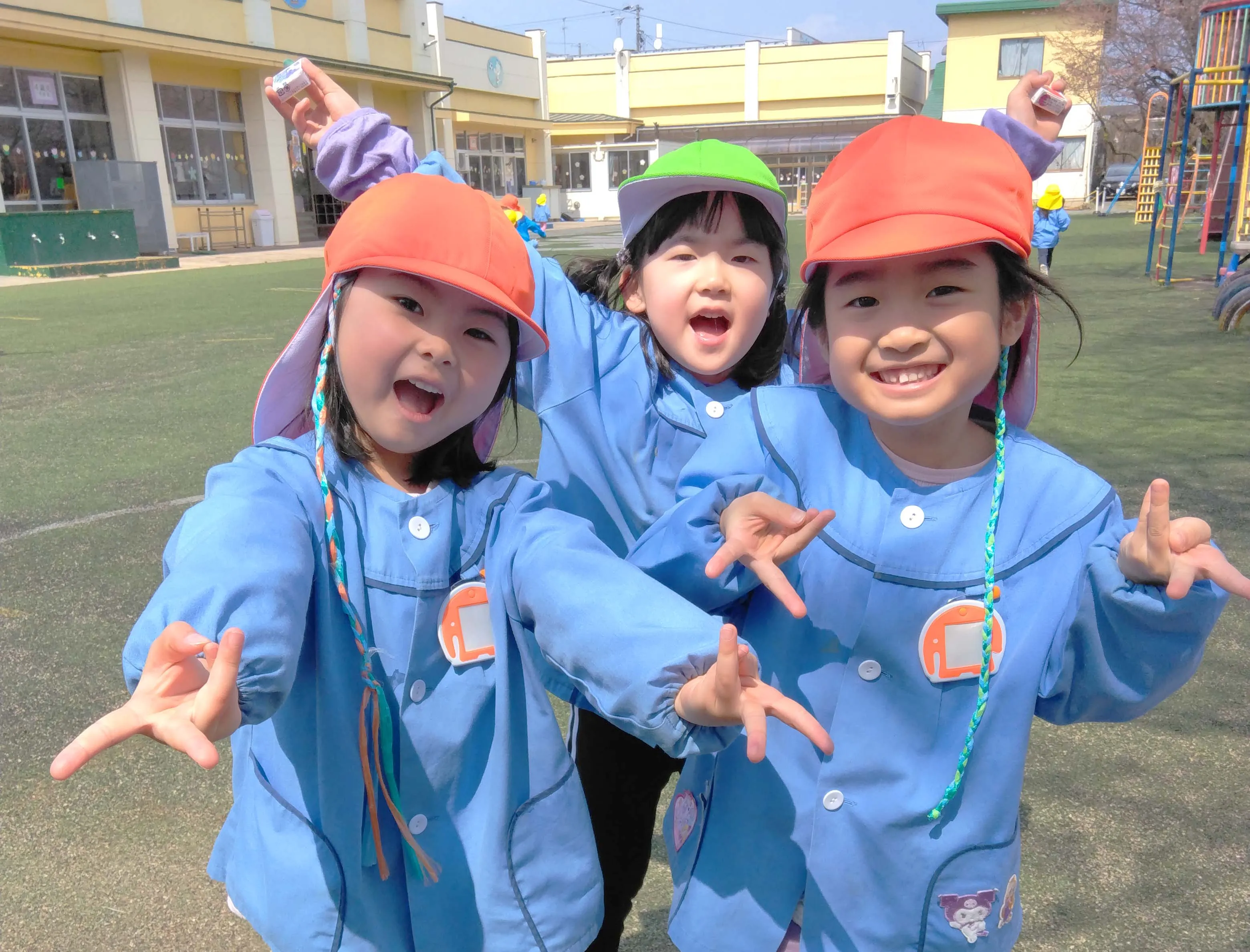 月が丘幼稚園・保育園の子どもたちの写真